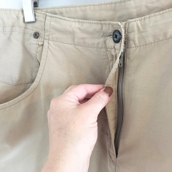 Woolrich Women’s Bermuda Shorts Kakhi Cargo Utility Safari Sporty Beige 16 - Picture 6 of 14